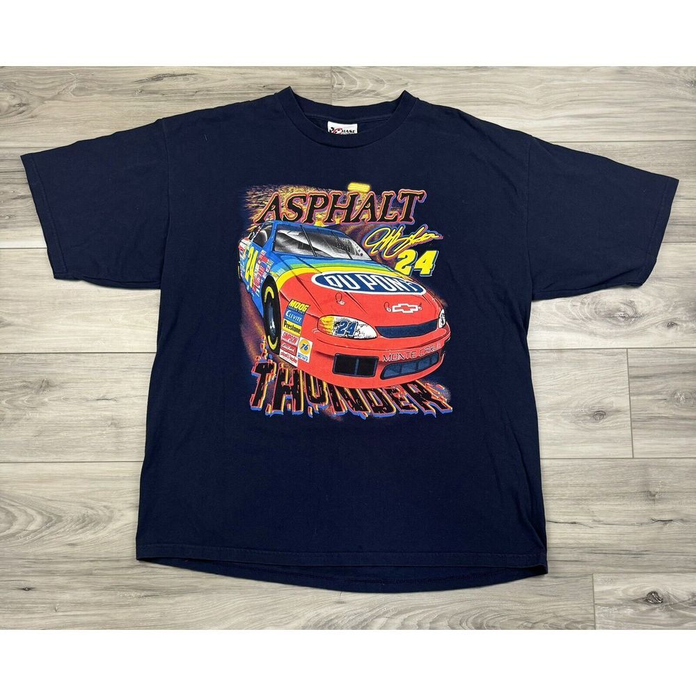 Vintage Jeff Gordon NASCAR Thunder Lightning Shirt Sz XXL 1999 Racing 90s